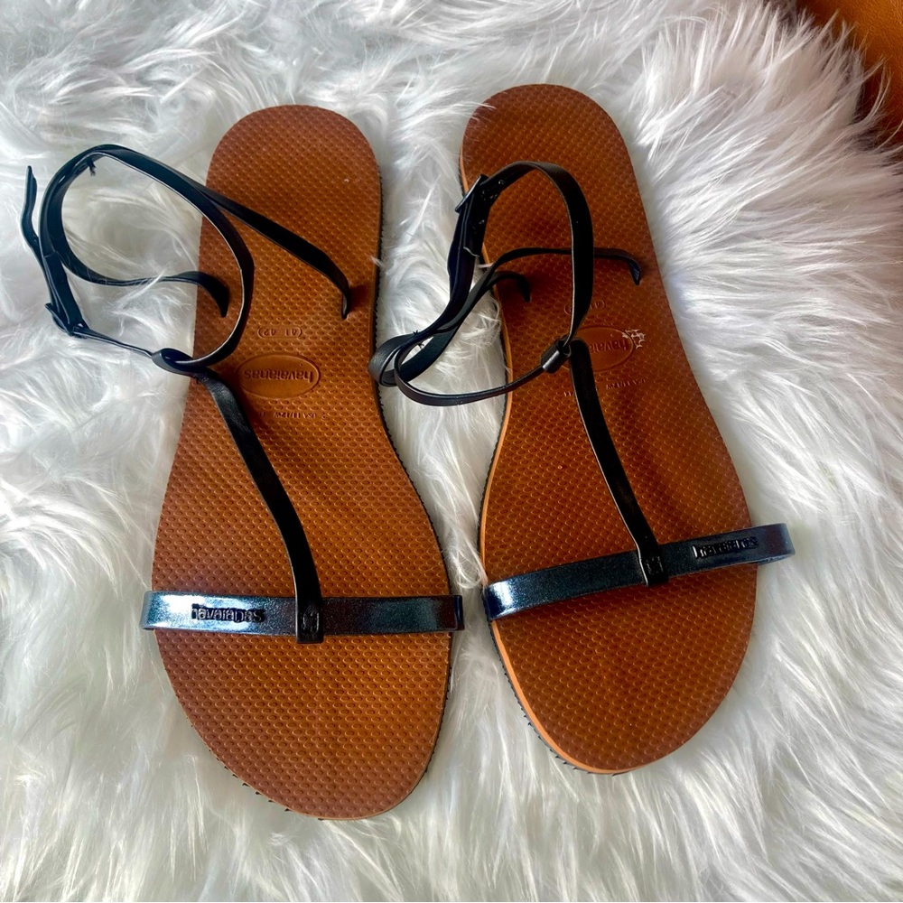Havaianas Black Strap Sandals